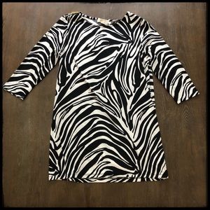 MICHAEL Michael Kors Zebra Print Mini Dress/Tunic